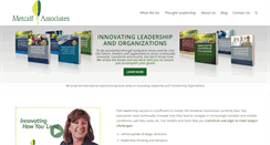 Desktop Screenshot of metcalf-associates.com